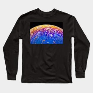 Soap Bubble Close Up Long Sleeve T-Shirt